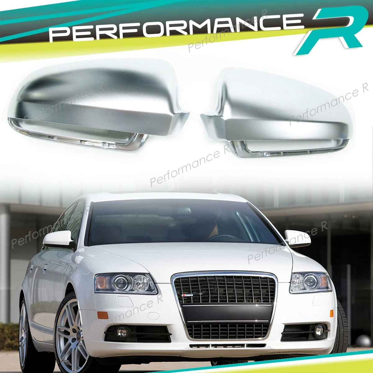 Calotta Specchietto Retrovisore Per Audi A6 C7 S6 2012-2018 | Copri Specchio Laterale In ABS | Sinistra/Destra - 2