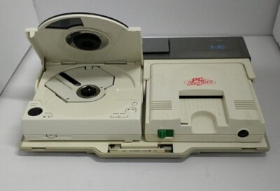PC engine CD・ROm2 NEC PC Engine CD-ROM2 Main Body Set Operation Confirmed For