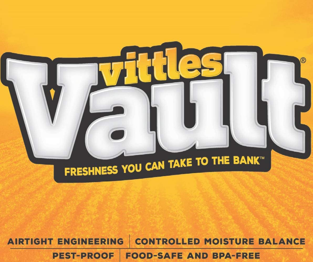 Gamma2 Vittles Vault 25 lb Plastic Airtight Dog Cat Pet Food Storage