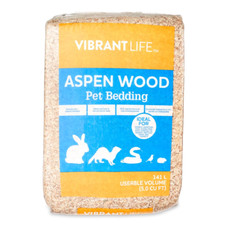 PET CAGE BEDDING Aspen Wood Shavings 19 Lbs 5 Cu Ft