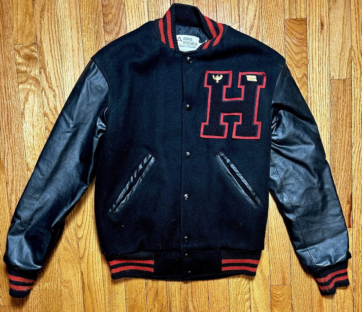 VTG ADMIRAL SPORTSWEAR High School Wool Varsity Letterman Jacket 