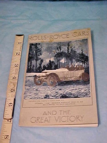 Rolls Royce Cars The Great Victory Brochure 1975 REPRINT BY ROLLS-ROYCE CLUB - Picture 11 of 12