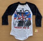 1982 The Who It’s Hard American Tour Authentic Concert Raglan T Shirt S w/Ticket