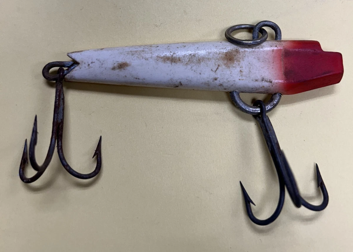 3 Leurres De Pêche Vintage En Plastique – Crankbait Avec Billes, Unbranded, Lot E-330 (eau Douce)