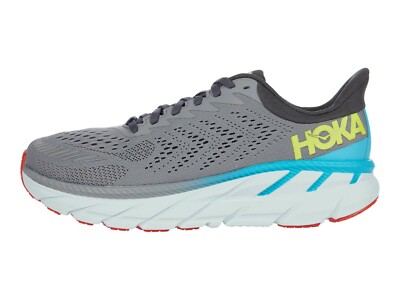 HOKA HOKA Clifton 7 グレー　23.5 HOKA ONE ONE Clifton 7 Road Sneakers Gray Multi Mesh WIDE Men's