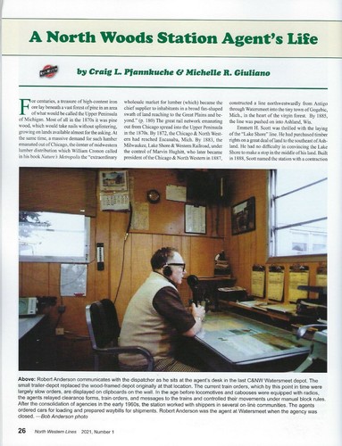 North Western Lines: 2021, No. 1, CHICAGO & NORTH WESTERN LINES (NEW issue) - Picture 5 of 5