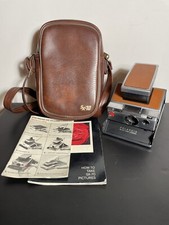 Polaroid SX-70 Land Camera With Case And Manuals  Untested 
