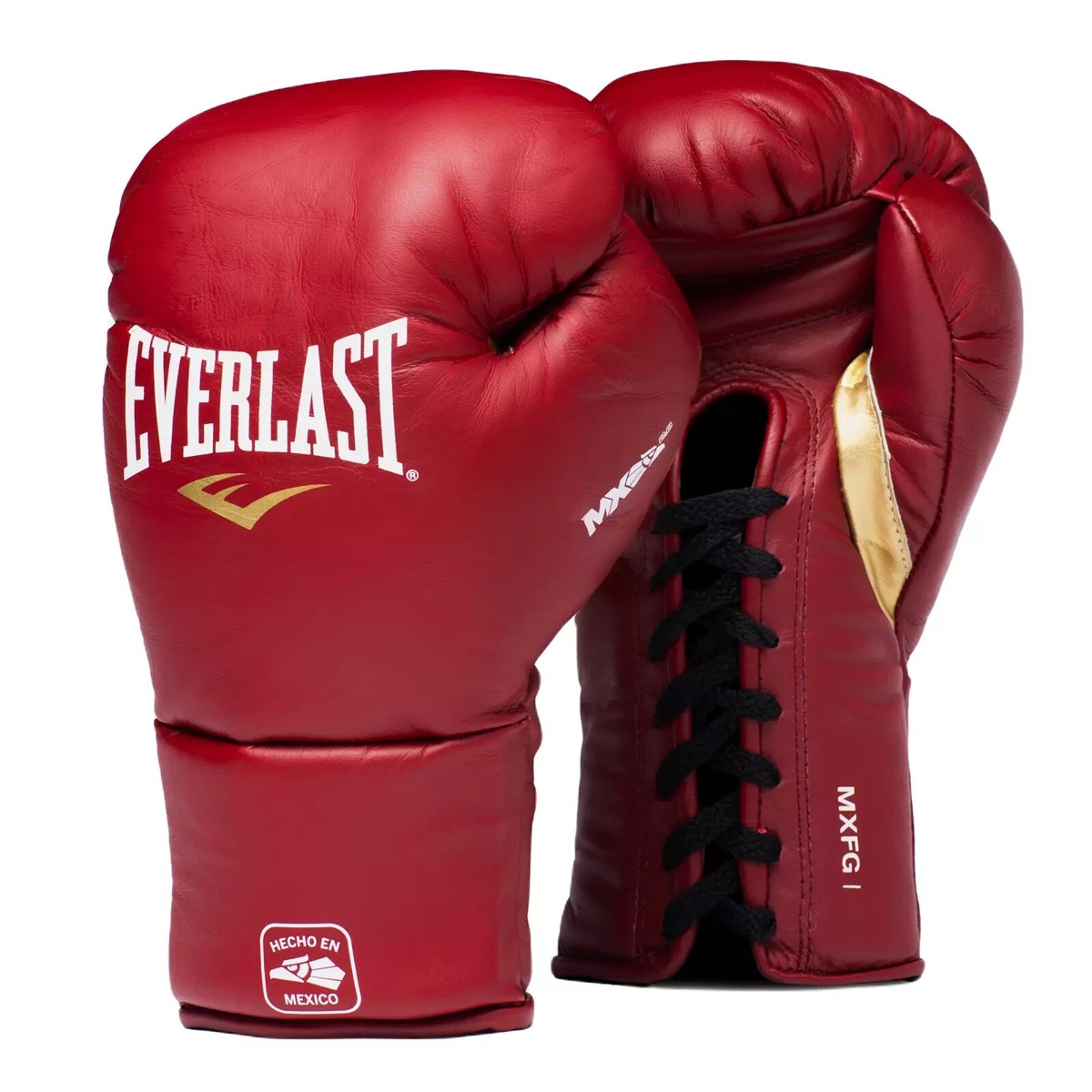 EVERLAST MXボクシンググローブ 赤 レースアップ 14オンス NEW Everlast MX2 Pro Championship Fight Boxing Gloves 8oz