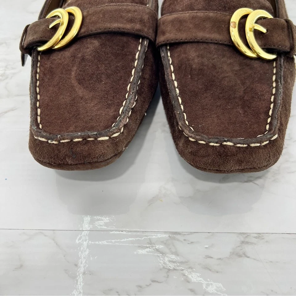 ZAPATOS MULES VINTAGE Y2K ME TOO gamuza tacón gatito 8.5 Foto 2 de 4