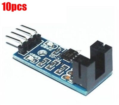 10Pcs Slot-Type Optocoupler Module Speed Measuring Sensor Ic New uo