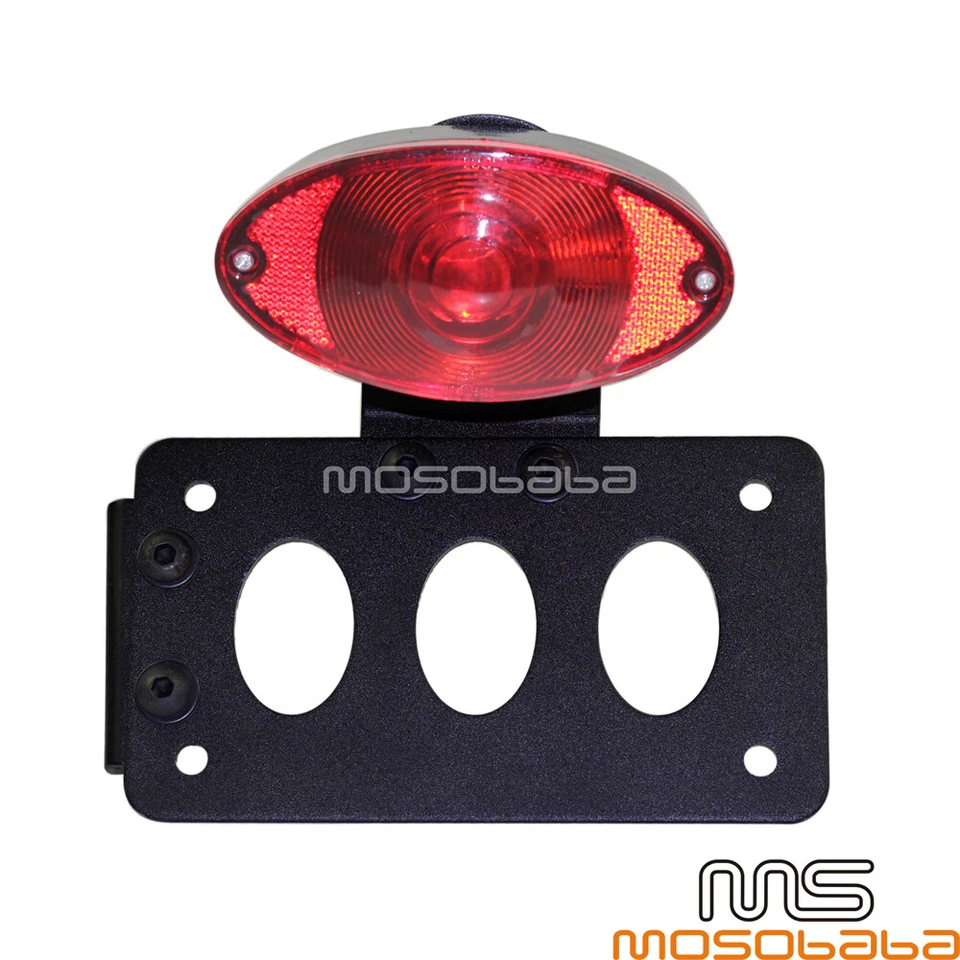 Кронштейн для номерного знака мотоцикла с задним фонарем для Harley Chopper Bobber на заказ  - Изображение 3 из 4