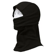 Grid Fleece Balaclava Hood Polyester Winter Sports Gear Cold Outdoor Weather