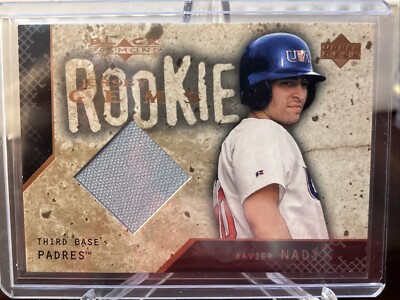 2000 Upper Deck Black Diamond Edition Jersey Gems Xavier Nady #132 Rookie RC
