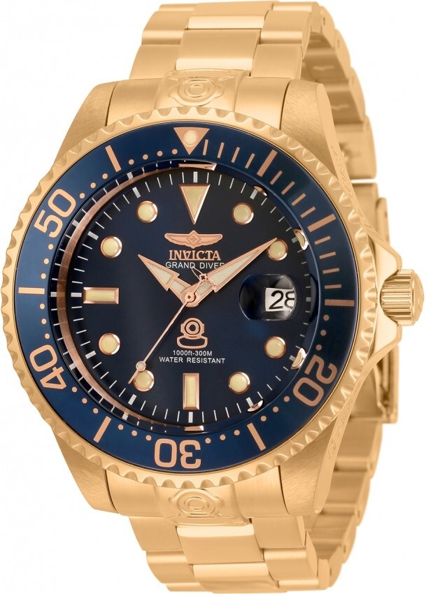 INVICTA GRAND DIVER 33316 ROSE GOLD JAPANESE AUTOMATIC WITH 47MM