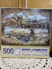 Jigsaw Puzzle 500 Piece -Last Supper - Bits and Pieces NIB Sealed 41482 18"x24"