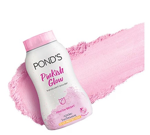 6 x Pond s Angel Pinkish Bright Glow Magic Facial Powder Oil Control Pink 50g - Picture 3 of 5