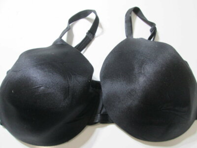 Bali Bra Size 36DD Black Underwired Lined Adjustable Straps Lingerie