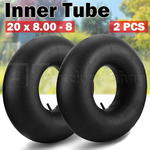 2x Inner Tube 20X8.00-8, 20X8-8, 20X10.00-8, 20X10-8 Riding On Mower
