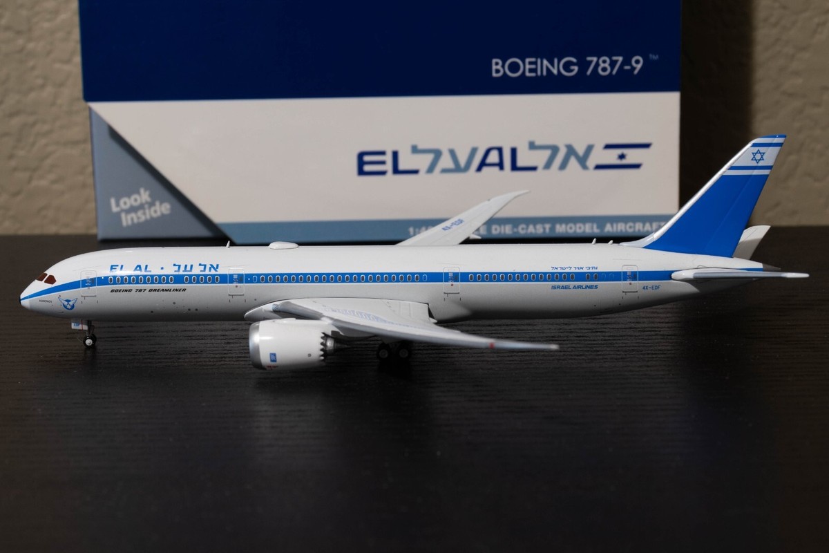 Gemini Jets 1:400 El Al Israel Airlines Boeing 787-9 (Retro