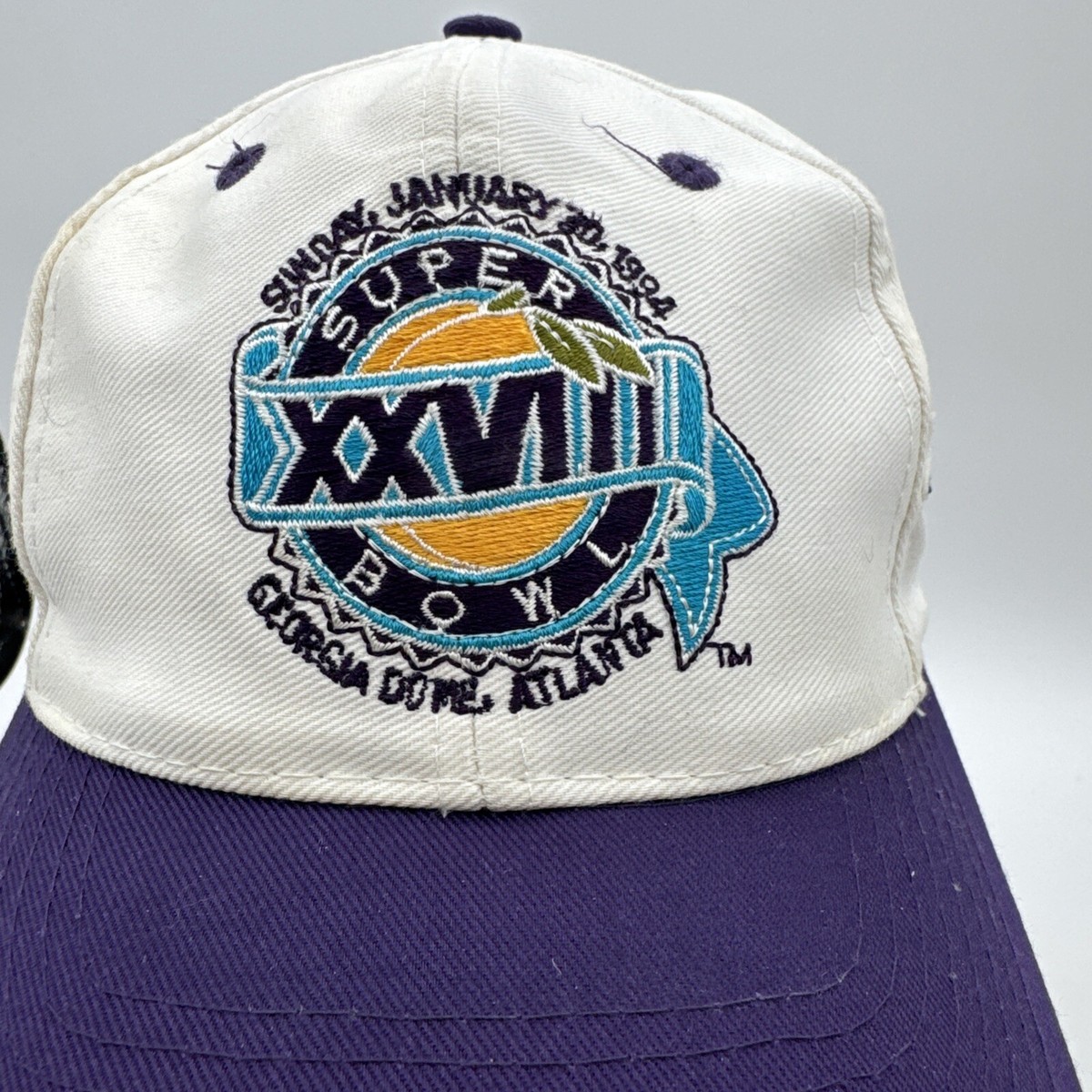 VTG Dallas Cowboys Logo 7 Super Bowl XXVIII 1994 Snap Back Hat NFL