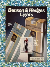 Benson & Hedges Cigarettes 1979 Print Ad
