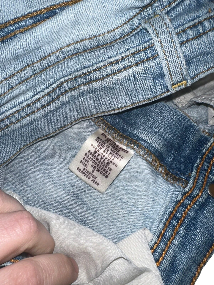 Pantalones Cortos Ralph Lauren Para Mujer Hágalo Usted Mismo Corte Talla 6 Envejecido Dobladillo Crudo Lavado Ligero Foto 4 de 4