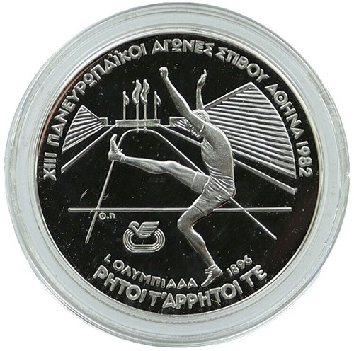 Greece 100 Drachmai 1982 Silver Proof (Encapsulated) - Pan