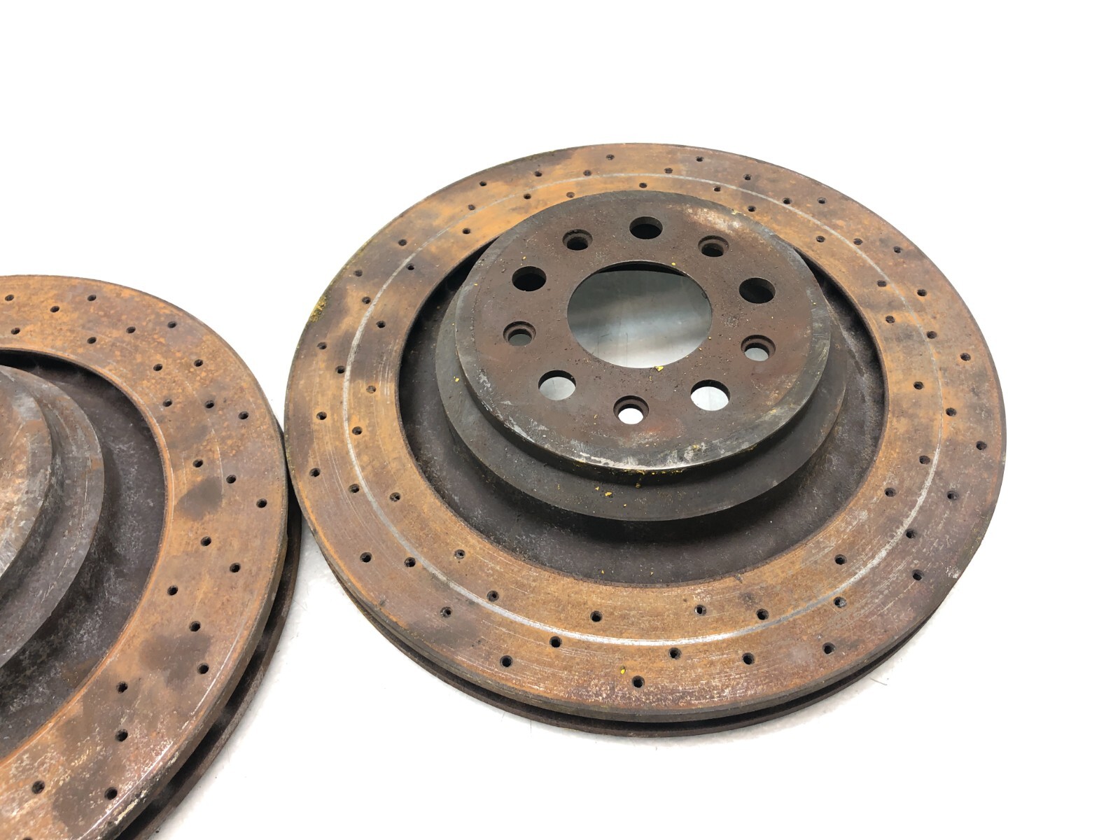2014-2019 MASERATI GHIBLI S Q4 REAR AWD BRAKE ROTORS SET X2 OEM.