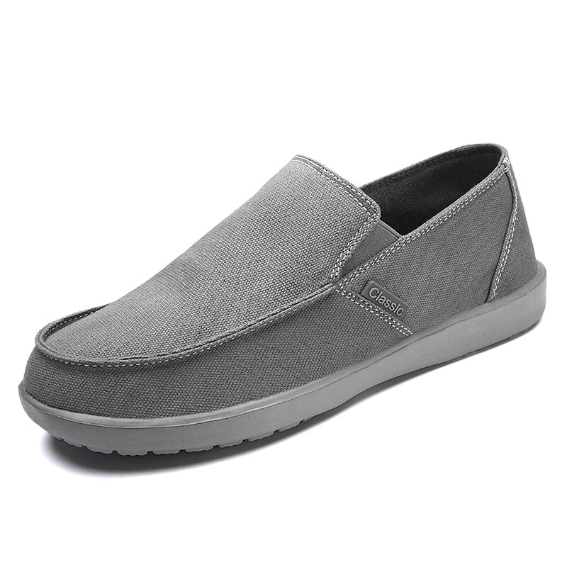 MENS SLIP ON WIDE FIT MEMORY FOAM CASUAL WALKING GYM SPORTS TAINERS SHOES SIZE - Image 2 of 4