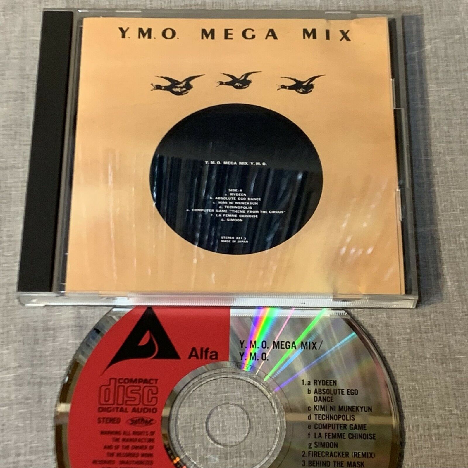 Y.M.O.-YELLOW MAGIC ORCHESTRA YMO Mega Mix JAPAN CD ALCA-20 w/PS Haruomi Hosono