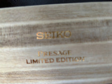 seiko presage automatic blue limited edition shippo enamel 