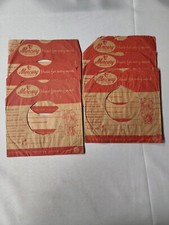 45 RPM 7" RECORD SLEEVES CO. SLEEVE 6 PACK SEE PHOTOS - Mercury SLV5