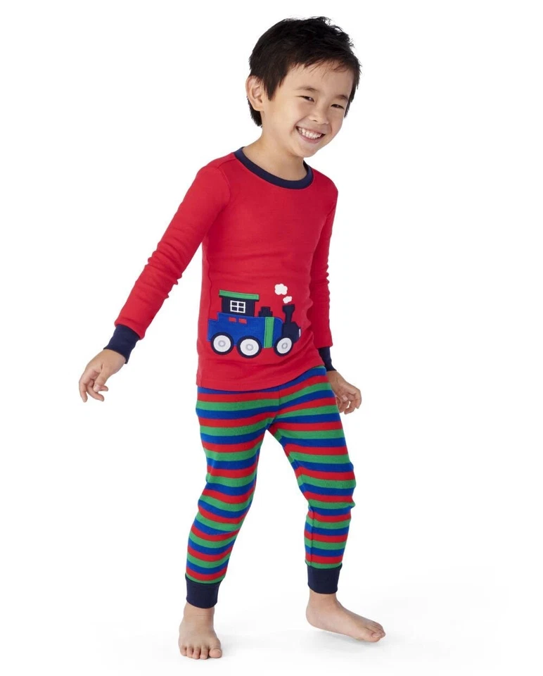 GYMBOREE NIÑOS TREN GIMNASIOS ROPA DE DORMIR NUEVA CON ETIQUETAS TALLA 5T Foto 2 de 3
