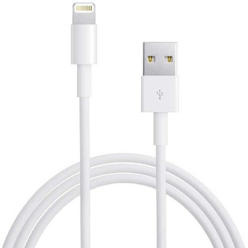 Cable Compatible 8 Pin iPhone iPad iPod Cargador /Datos USB 1,5m Blanco i134 | eBay