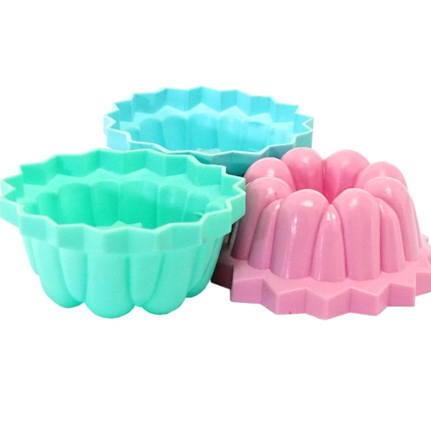 12 Pieces Kuih Puteri Kue Putu Ayu Confectionary Mini Muffin Jelly Plastic Mold
Opens in a new windo