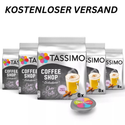 TASSIMO Kapseln Coffee Shop Selections Chai Latte Tee T Disc 5 x 8 Getränke