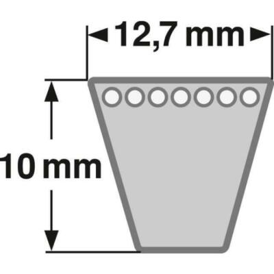 Schmalkeilriemen XPA 800 Lw / AVX 13 X 818 La – Flankenoffen, Formgezahnt – Nach DIN 7753, Für Industrie & Landmaschinen