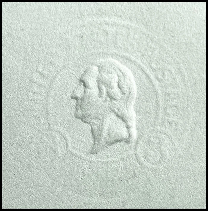 1932 USA ENTIRE STATIONERY ENVELOPE WASHINGTON 3C ALBINO IMPRESSION, SC. #U439 - Image 2 of 2