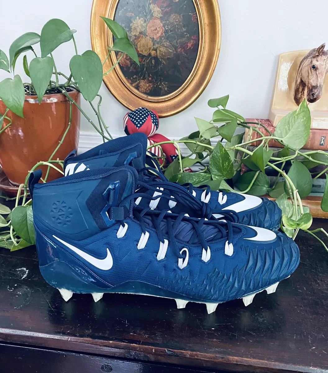 Nike 918346 414 Force Savage Pro TD Blue Football Cleats Size 17