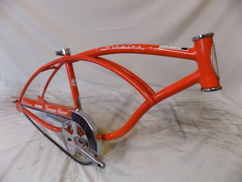 1998 SCHWINN ORANGE KRATE MUSCLE BIKE FRAME CHAINGUARD +MORE STINGRAY VINTAGE 98