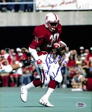 Mike Rozier Signed/Inscribed 8x10 Photo Nebraska 1983 Heisman PSA/DNA 185280