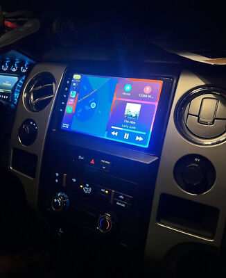 For F-150 2009-2012 Apple CarPlay Android 13 Car Stereo Radio GPS FM WIFI