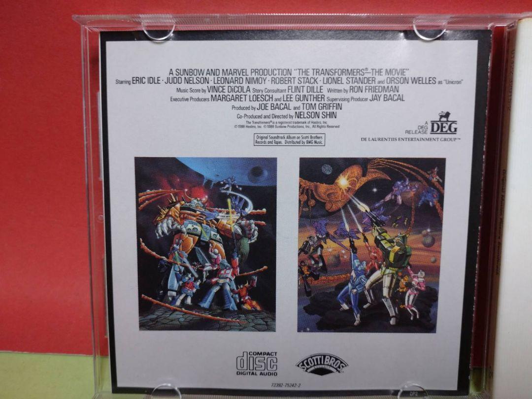 超激レア!1986年発売トランスフォーマー ザ*ムービー サウンドトラックCD Transformers The *Movie Soundtrack CD released in 1986 made