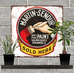 Martin Senour Paint Sign for sale | eBay