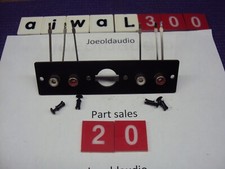 Pannello jack RCA Cassette Deck AIWA L300. Testato.  Separazione intera Aiwa L300