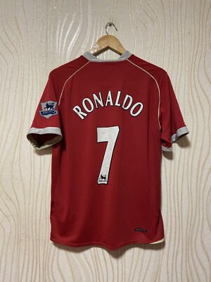 MANCHESTER UNITED 2006 2008 HOME FOOTBALL SHIRT SOCCER JERSEY NIKE