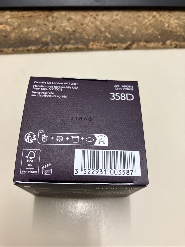 CAUDALIE  Premier Cru La Crème Riche Anti-Âge Global RECHARGE 50 ML - Photo 2/4