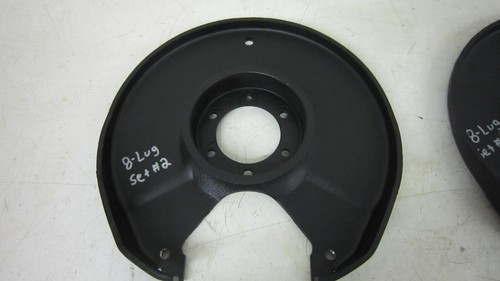 Chevy K20 Dana 44 3/4 Ton GM 10 BOLT 8 Lug Caliper Bracket Backing Plates Set #2 - Picture 3 of 9