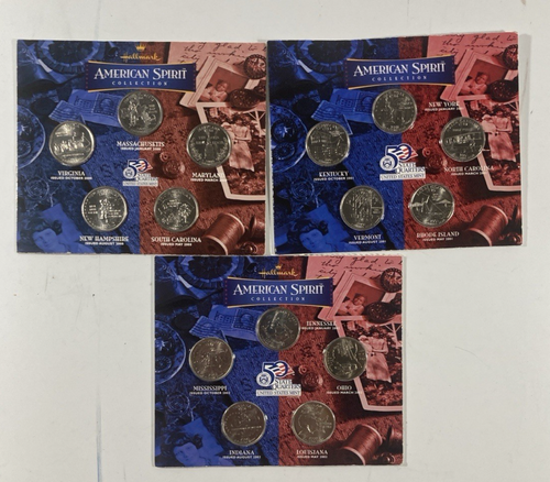 American Spirit Sammlung State Quarters & Figuren. - Bild 2 von 14