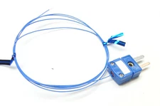 Ultra Thin T-type Thermocouple Sensor Probe AWG36 Wire with FEP Insulation 3ft